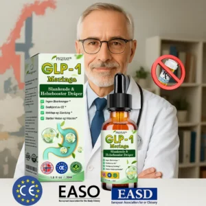Piguiay® GLP-1 Moringa Afslankende & Helsefremmende Dråper (Matgradsfettbrenner – Utviklet av eksperter innen sekretologi og metabolisme) 🎁