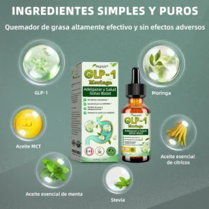 Piguiay® GLP-1 Gotas saludables adelgazantes de Moringa (Quemador de grasa de grado alimenticio - Desarrollado por expertos en secretología y metabolismo) 🎁