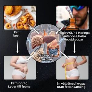 Piguiay® GLP-1 Moringa Viktminskning Hälsoboost Droppar(Livsmedelsgodkänd fettförbrännare - Utvecklad av experter inom sekretologi och metabolism)🇸🇪