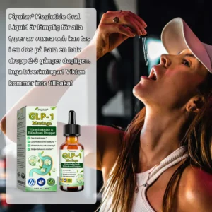 Piguiay® GLP-1 Moringa Viktminskning Hälsoboost Droppar(Livsmedelsgodkänd fettförbrännare - Utvecklad av experter inom sekretologi och metabolism)🇸🇪