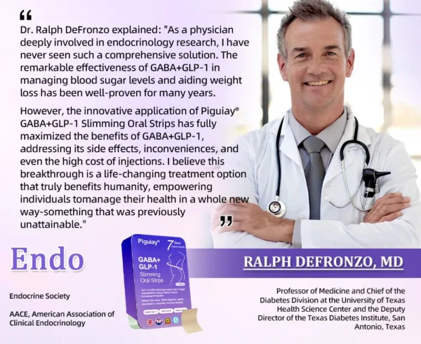 See ResuIts in 7 Days 💫 Piguiay® GABA+gIp-1 SIimming Oral Strips👨‍⚕️DeveIoped by British Obesity Society