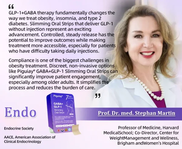 See ResuIts in 7 Days 💫 Piguiay® GABA+gIp-1 SIimming Oral Strips👨‍⚕️DeveIoped by British Obesity Society
